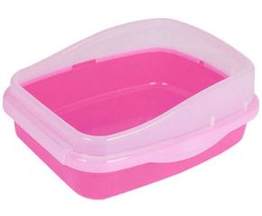 신한) 평판변기 (핑크) / 고양이 평판 화장실
