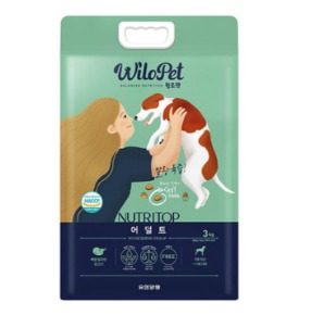 윌로펫 뉴트리탑 어덜트 3kg 말랑육즙 강아지 소프트 사료